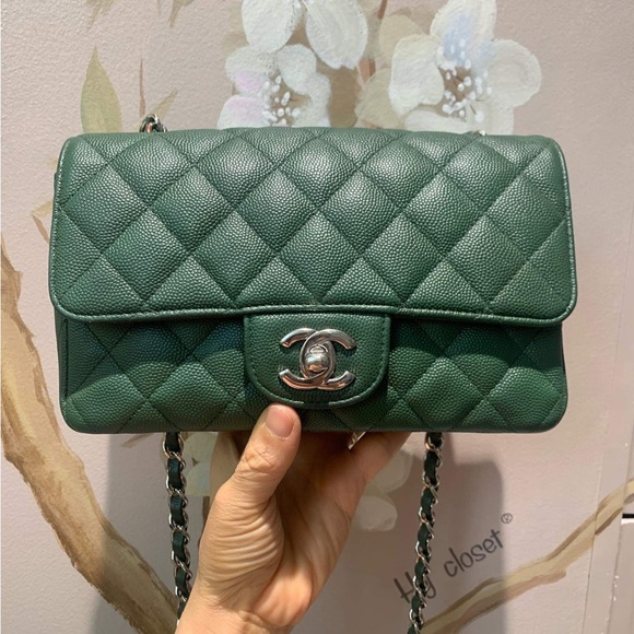 chanel mini rectangular still have box, card - Picture 7 of 9